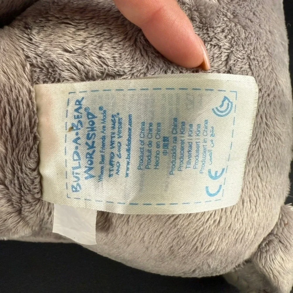 RETIRED Build-A-Bear Workshop Plush Elephant Gray Stuffed‎ Animal Toy